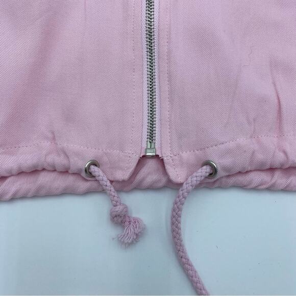 Steve Madden Woman’s Jacket XXL Bomber Lightweight Pink - Picture 4 of 10